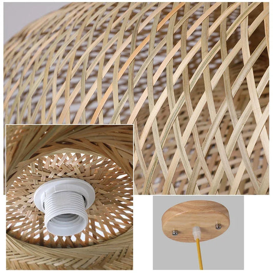 Chinese style Bamboo Pendant Lamp line length