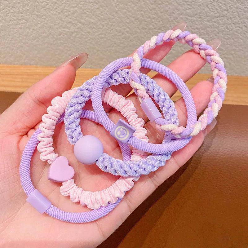 5PCS Colorful large circle children's rubber