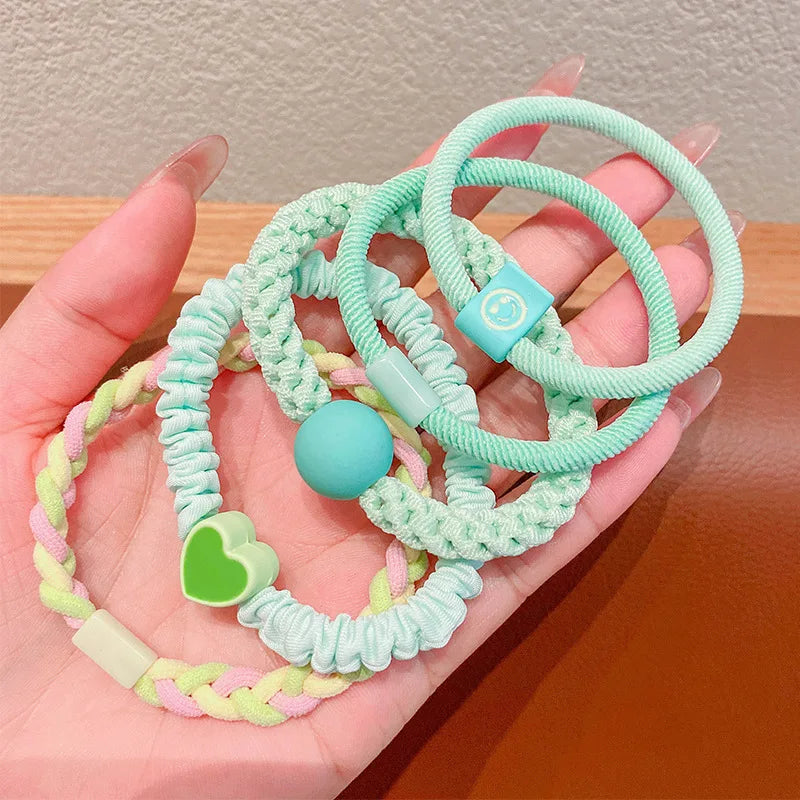 5PCS Colorful large circle children's rubber